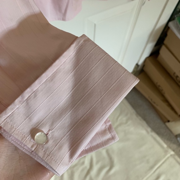 Talbots Pink Button Up Blouse - Picture 3 of 6